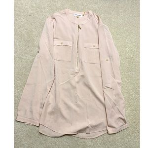 CALVIN Klein blush blouse